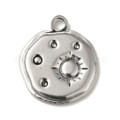 Подвеска из нержавеющей стали 304 в тибетском стиле со стразами STAS-G278-11AS