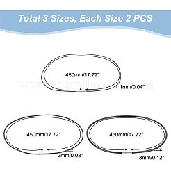 6 шт. 3 стиля корейского вощеного шнура для изготовления ожерелья&nbsp;MAK-UN0001-41A-02