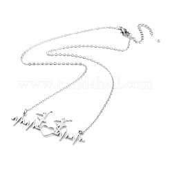 Не тускнеющие подвески из нержавеющей стали 304 для женщин&nbsp;LS-NJEW-C020-01P