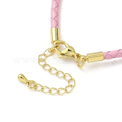 Изготовление браслета из плетеного круглого шнура из искусственной кожи толщиной 3 мм&nbsp;MAK-S075-01G-R