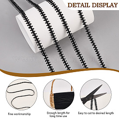 Плетеная кружевная лента из полиэстера&nbsp;OCOR-WH20006-67C