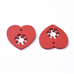 Кулоны из натурального тополя WOOD-D010-10A