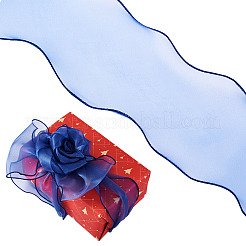 12 м полиэстеровая лента с волнистым краем&nbsp;DIY-TA0012-96B