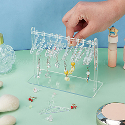 Вешалка для пальто съемные акриловые серьги-дисплеи&nbsp;EDIS-WH0041-02B-01