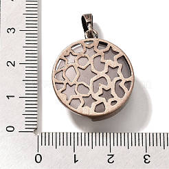 Природного розового кварца подвески G-P560-01R-22