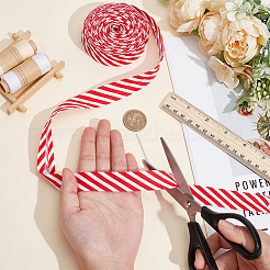 Лента из полиэфирной саржи в полоску&nbsp;FIND-WH0424-03B