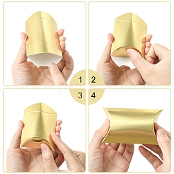 20 шт. лазерная картонная бумажная подушка для упаковки конфет&nbsp;CON-YW0001-94A