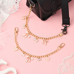 2 шт. 2 стиля алюминиевые цепочки сумка декоративные цепи&nbsp;PURS-SC0001-05