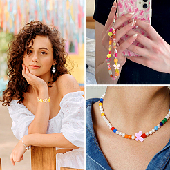 140 шт. 14 вида бусин из акриловой смолы&nbsp;OACR-TA0001-28