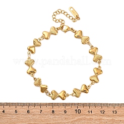 Браслеты из нержавеющей стали 304 для женщин&nbsp;BJEW-Z125-03G-02