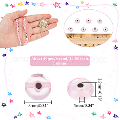 Ручной сглаза бусины бисер нитей&nbsp;LAMP-NB0001-88A