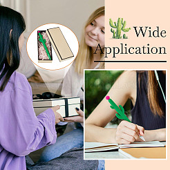 10шт кактус резиновая гелевая ручка&nbsp;AJEW-TA0002-68