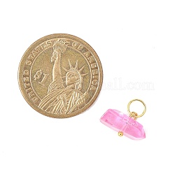 Подвески из окрашенного натурального кварцевого кристалла&nbsp;PALLOY-JF04581-02