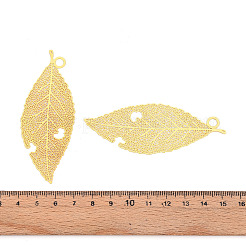 Латунные филигранные большие кулоны&nbsp;KKC-T003-26G