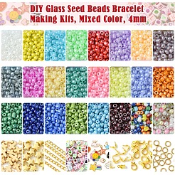 Наборы для изготовления браслетов из стеклянного бисера своими руками&nbsp;DIY-FS0007-18