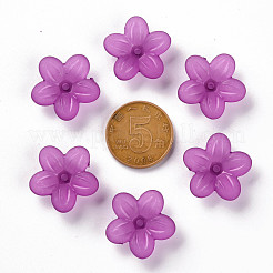 Матовые акриловые колпачки из бисера MACR-S371-08A-743