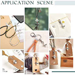 Сплавочные овальные бусины тибетского стиля &nbsp;TIBEB-PH0004-42S