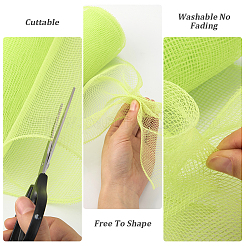 10 ярд пластиковой упаковочной сетчатой бумаги DIY-WH20032-07A