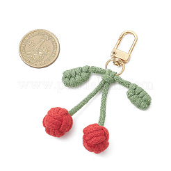 Подвески из хлопка и вишни&nbsp;HJEW-TA00440