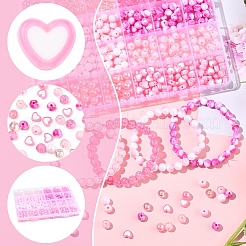 Набор для самостоятельного изготовления украшений в розовой цветовой гамме&nbsp;DIY-FS0008-78