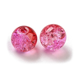 Прозрачные стеклянные бусины с кракелем&nbsp;GLAA-L046-01B-39