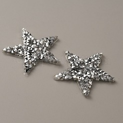Нашивки со стразами в виде звезды&nbsp;DIY-WH0188-99A