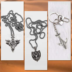 4 шт. 4 больших подвески из нержавеющей стали 304&nbsp;STAS-DC0006-21