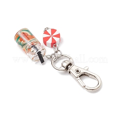 Подвеска для напитков из полимерной глины и стекла ручной работы&nbsp;HJEW-JM03340