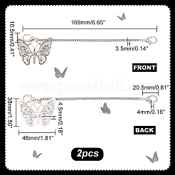 Бордюрные цепи для обуви из цинкового сплава&nbsp;FIND-PH0007-38B