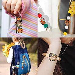 20шт 10 набора силиконовых бусин на тему Дня благодарения&nbsp;SIL-CJ0002-88