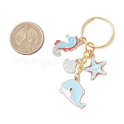 Брелки для ключей в виде дельфина из эмали&nbsp;KEYC-JKC01295