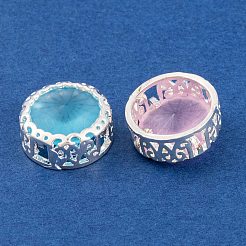 Пришивка круглой формы на стразах&nbsp;GLAA-K069-01S