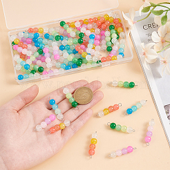 72 шт. 4-цветные подвески-коннекторы из искусственного нефрита&nbsp;PALLOY-GO00032