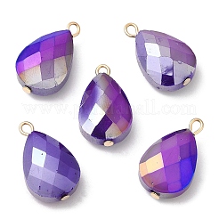 Имитация нефрита стеклянные подвески&nbsp;KK-Q777-02G-04