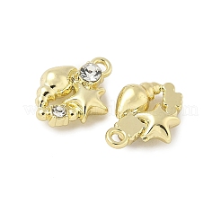 Подвески из сплава и страза&nbsp;PALLOY-F316-02B-G