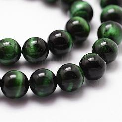 Естественно тигровый глаз шарик нити&nbsp;G-D840-54-6mm-01