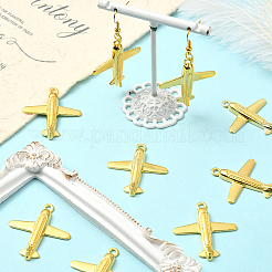 50 шт. подвески в виде самолета из сплава&nbsp;FIND-SC0018-07