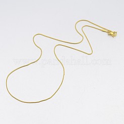 Ионное покрытие (ip) цепочка-елочка для мужчин&nbsp;NJEW-A288B-0.8-G