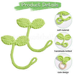 4 шт. полиэстеровые подвесные украшения&nbsp;AJEW-CA0004-41B