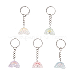 Радужные акриловые брелоки&nbsp;KEYC-JKC01398