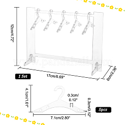 Акриловый дисплей серьги стойки&nbsp;EDIS-PH0001-43B