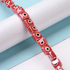 Бусины из фарфора и керамики ручной работы&nbsp;LAMP-B021-06F