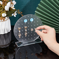 Акриловая подставка для серег&nbsp;EDIS-WH0023-01A