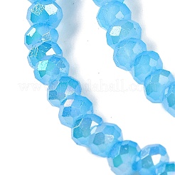 Запекание гальванических нитей стеклянных бусин&nbsp;LS-DGLA-A039-J2MM-B12