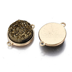 Соединители звеньев агата натурального друзы&nbsp;G-T131-86G