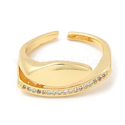 Латунные манжеты с конским глазом&nbsp;RJEW-D008-20G