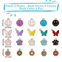 Подвески из сплава эмали 80шт 20 стиля&nbsp;FIND-SZ0002-31