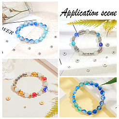 160 шт. 4-х цветные соединительные кольца из нержавеющей стали 304&nbsp;STAS-UN0028-20