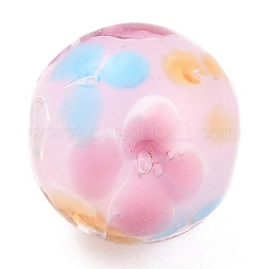 Круглые бусины лэмпворк&nbsp;LAMP-H059-A06