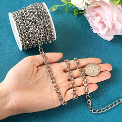 Бордюрные цепи из окисленного алюминия длиной 10 м.&nbsp;CHA-TA0001-27B